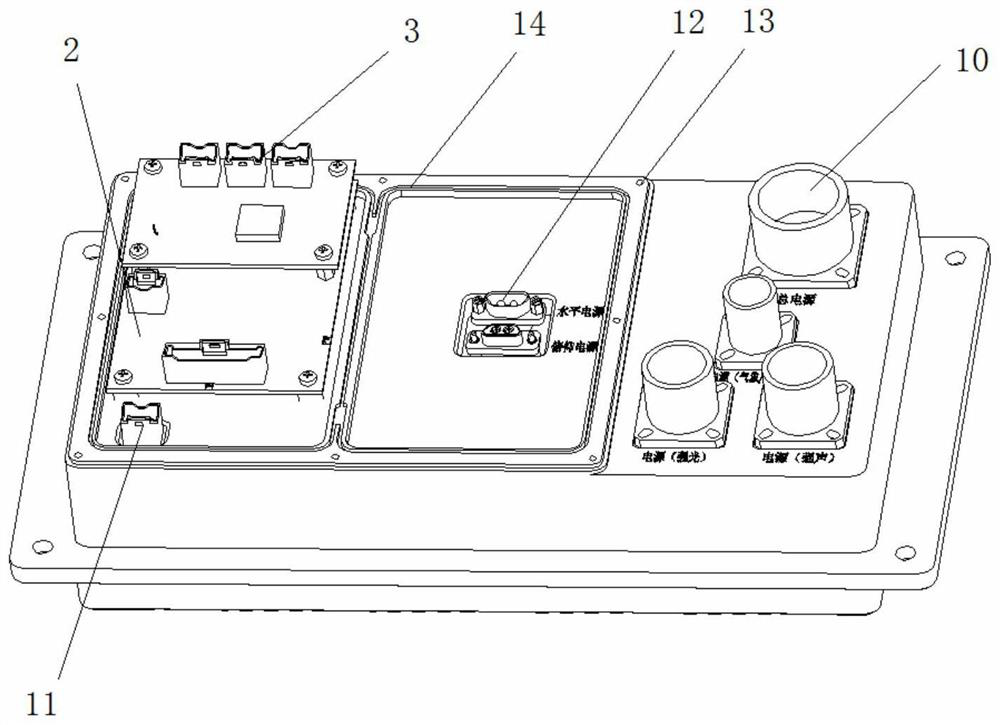 Small comprehensive control box suitable for remote programming control and use method of small comprehensive control box