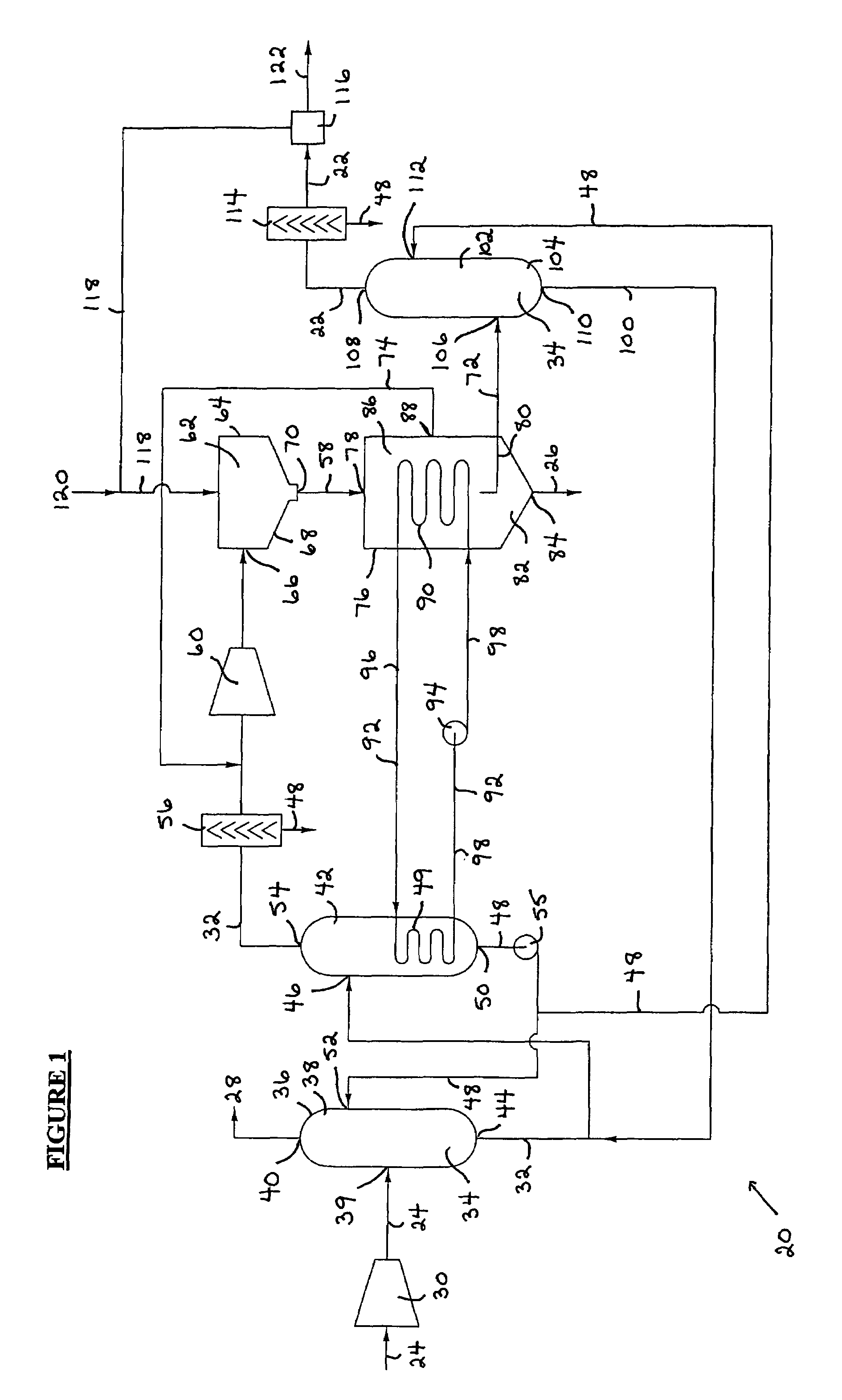 Process and apparatus for converting hydrogen sulfide into hydrogen and sulfur