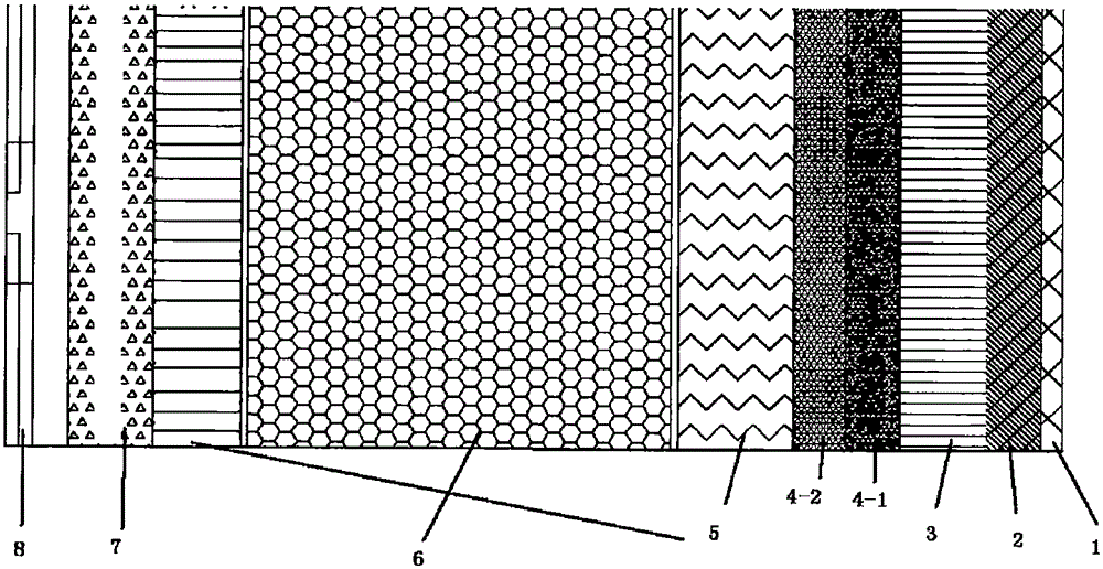 Multi-layer air cleaning device for air inlet pipeline of vehicle