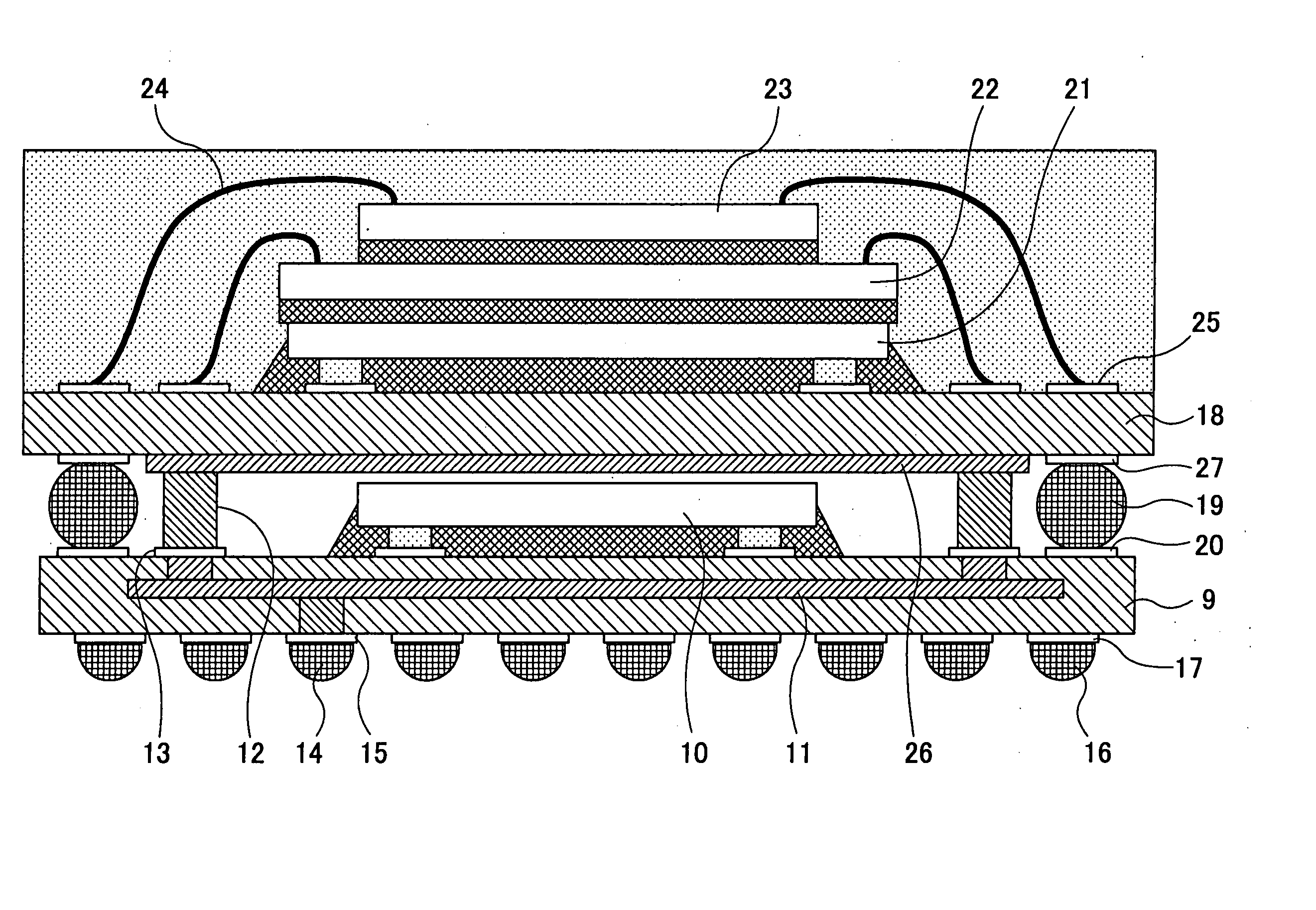 Stacked-type semiconductor device