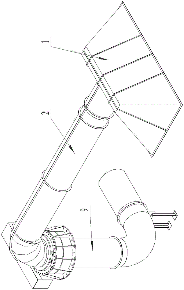 A rotary dust removal device