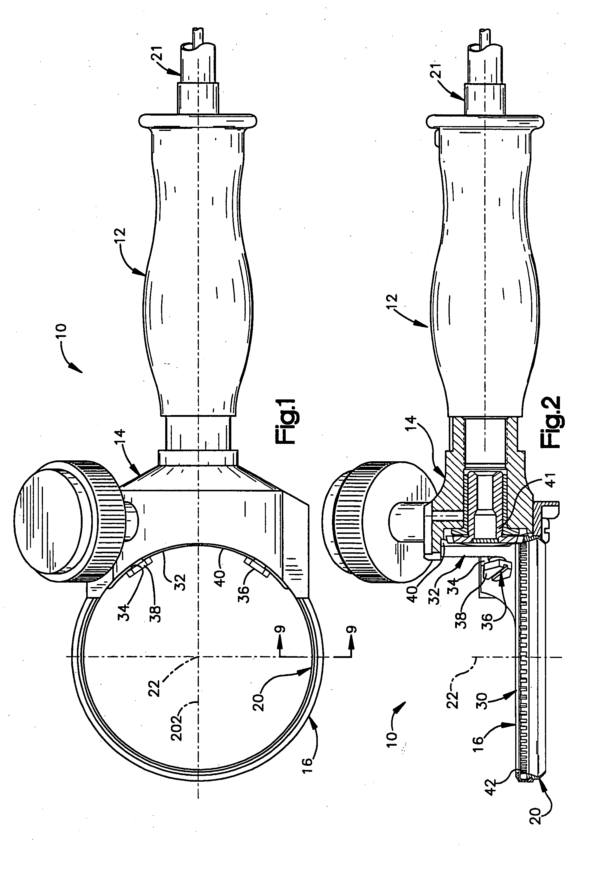 Low friction rotary knife