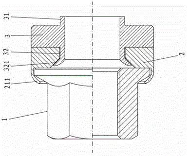 An improved combined tire nut for automobile tires