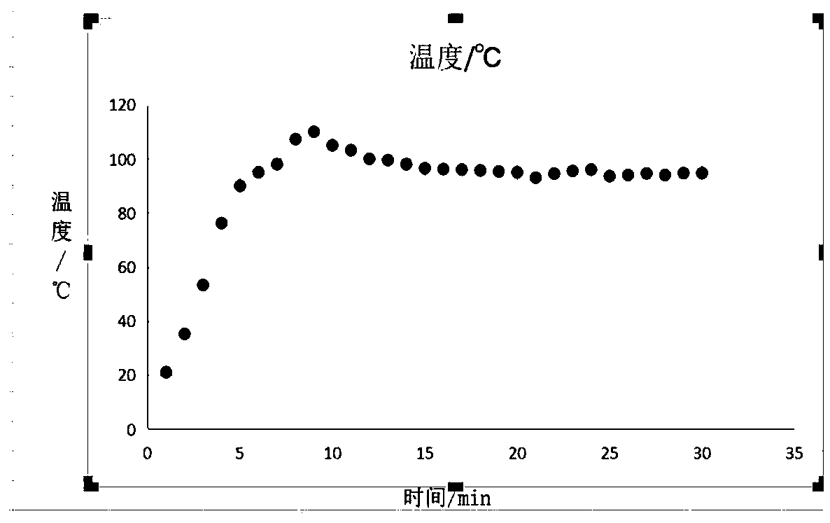 Novel self-heating food heating bag and preparation method thereof