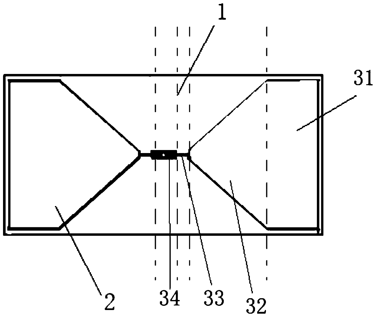 Low-profile ultra-wideband microstrip antenna