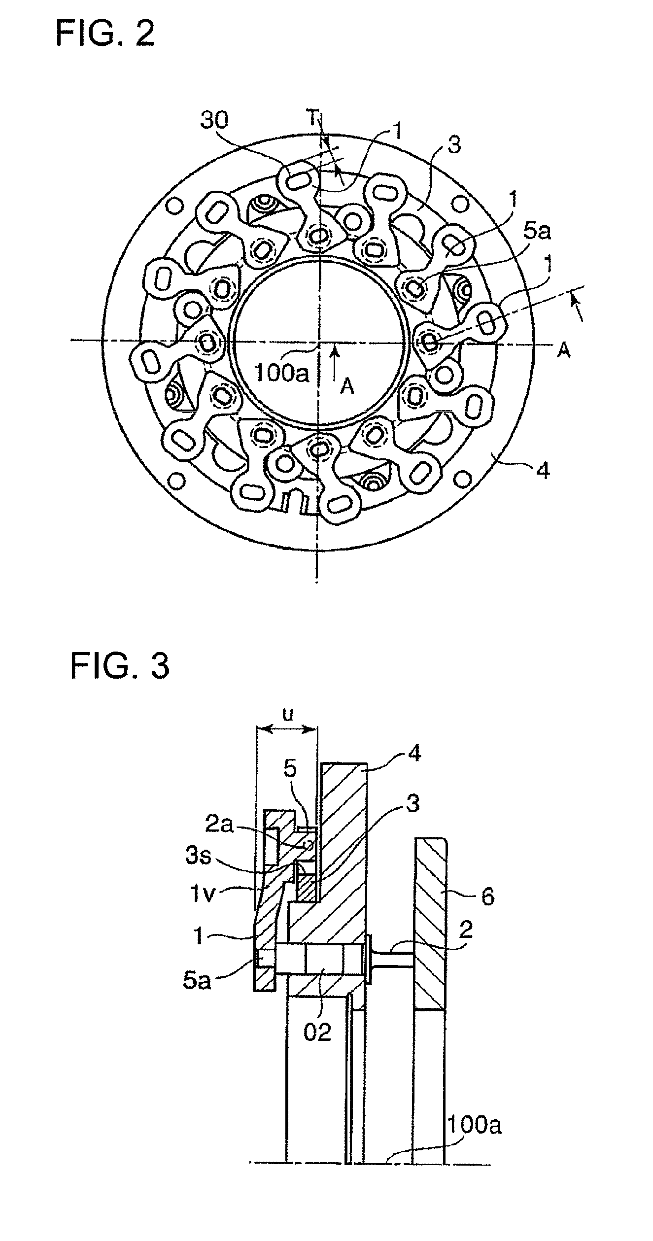 Variable-capacity exhaust turbocharger equipped with variable-nozzle mechanism