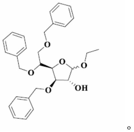 A kind of preparation method of tribenzyl glycoside