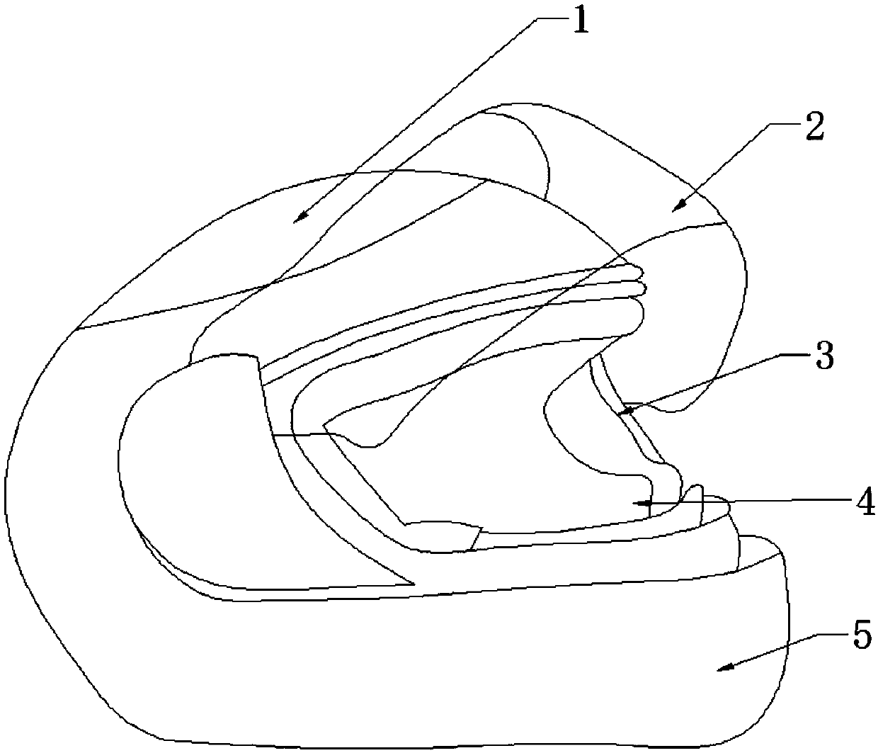 Novel riding protective device