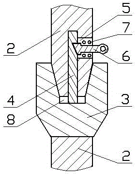 Upright fire ladder