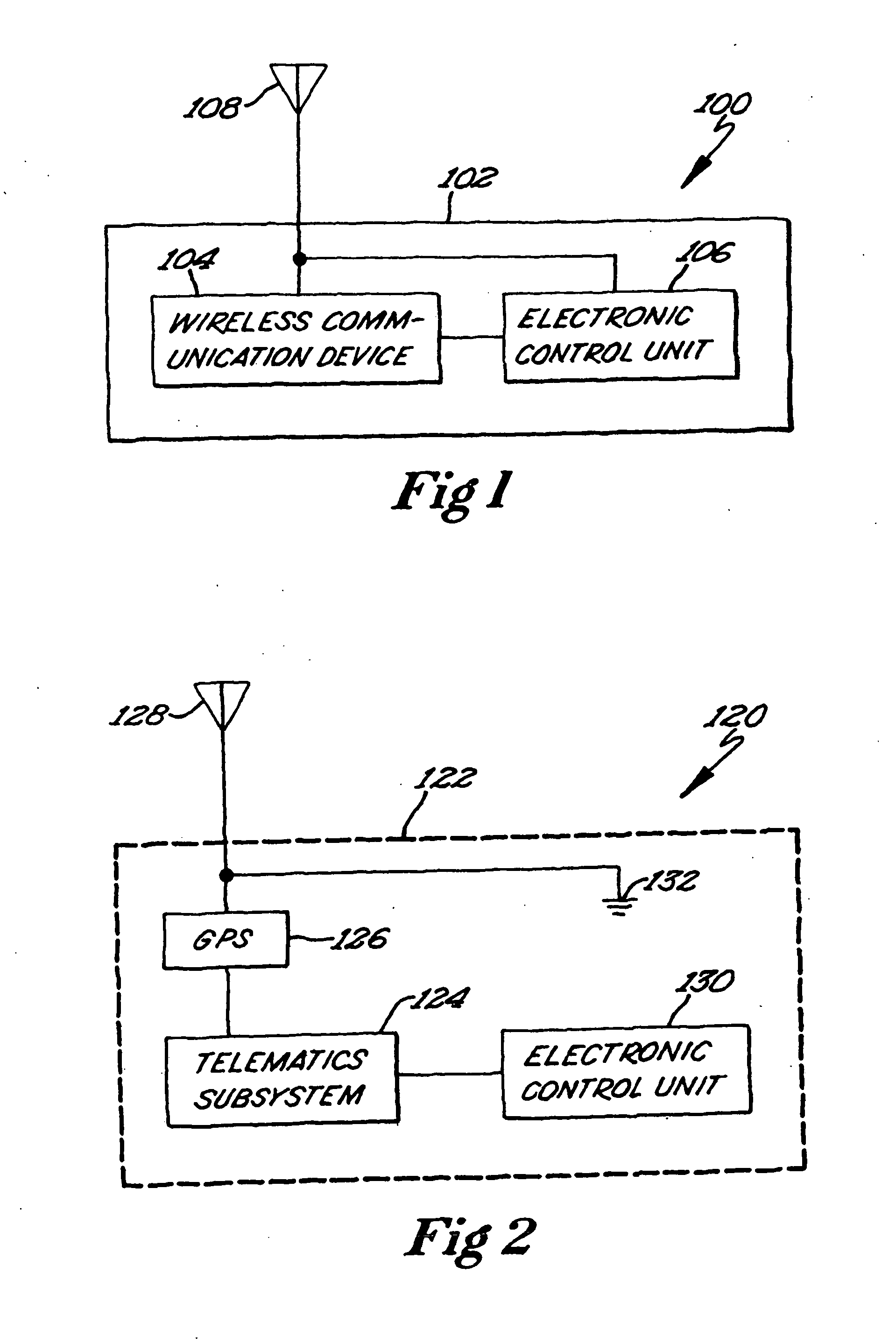 Integrated GPS antenna ground plane and telematics module