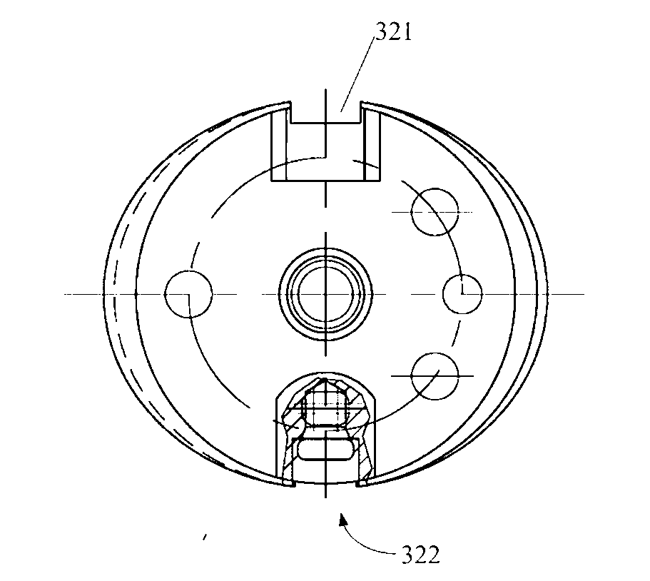 Pressure limiting and air leaking auxiliary brake valve device of zigzag channel