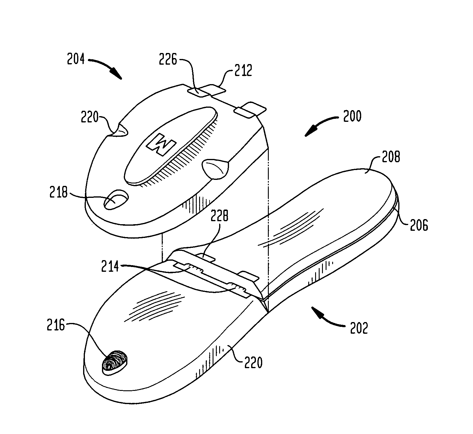 Shoe footbed with interchangeable cartridges