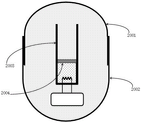 Diving device and method capable of realizing expanding and contracting through filling liquid