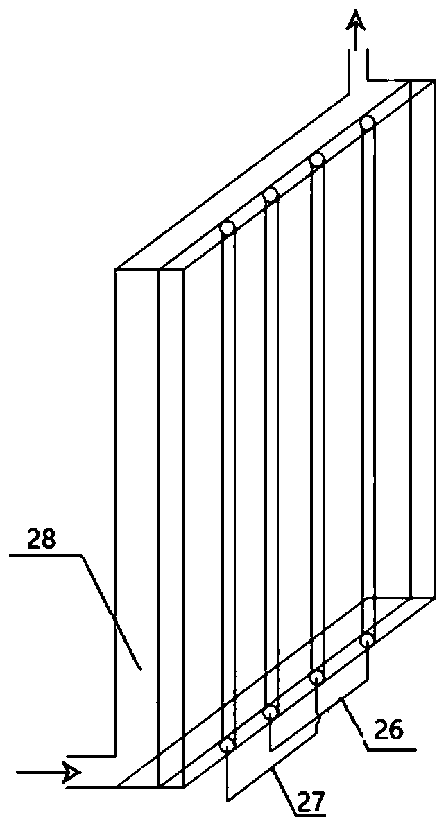 Two-stage compression heat pump seawater desalination device with combined action of freezing and evaporation