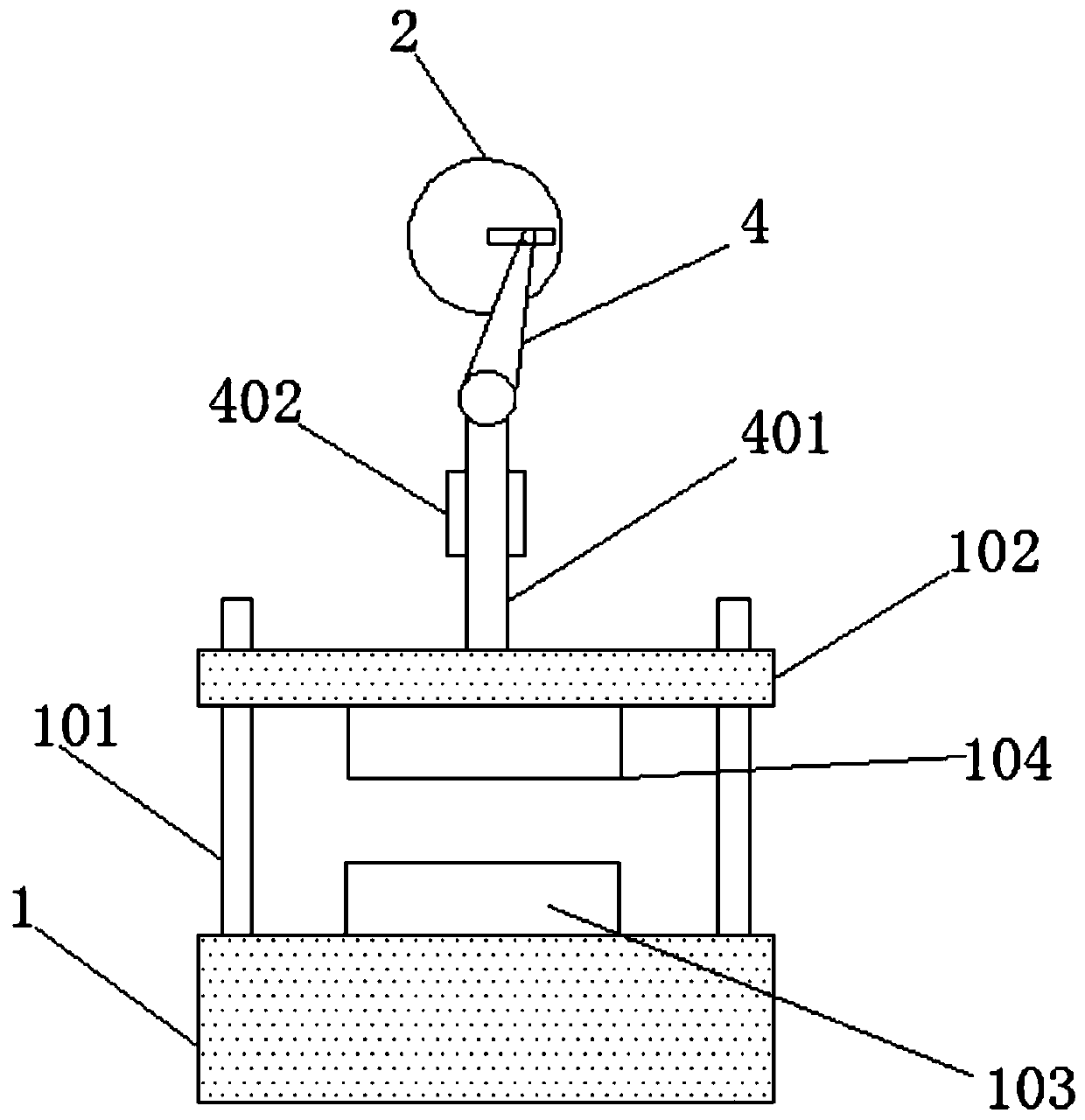 Forming device for PVC pipe