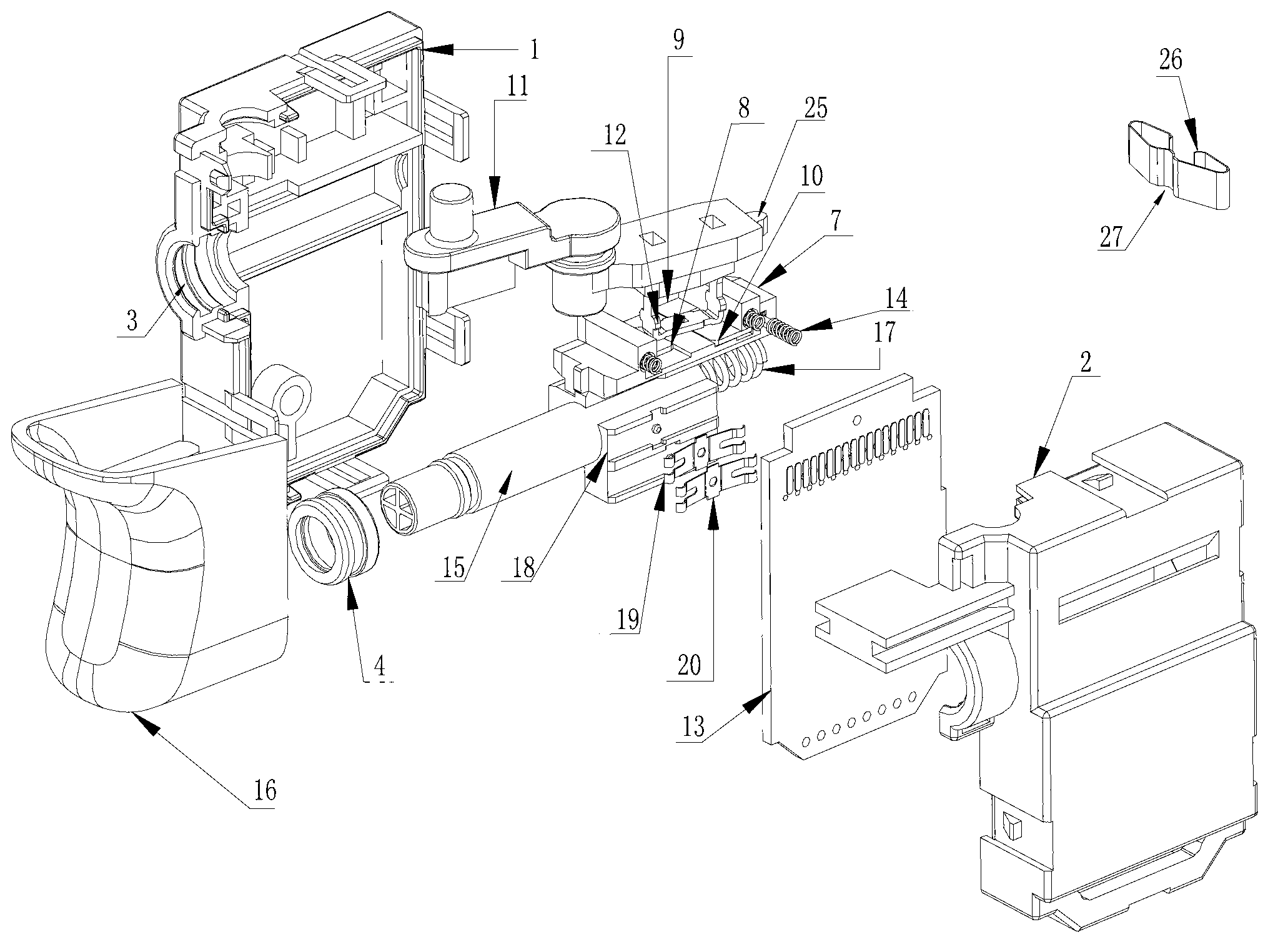 Switch in electric power tool