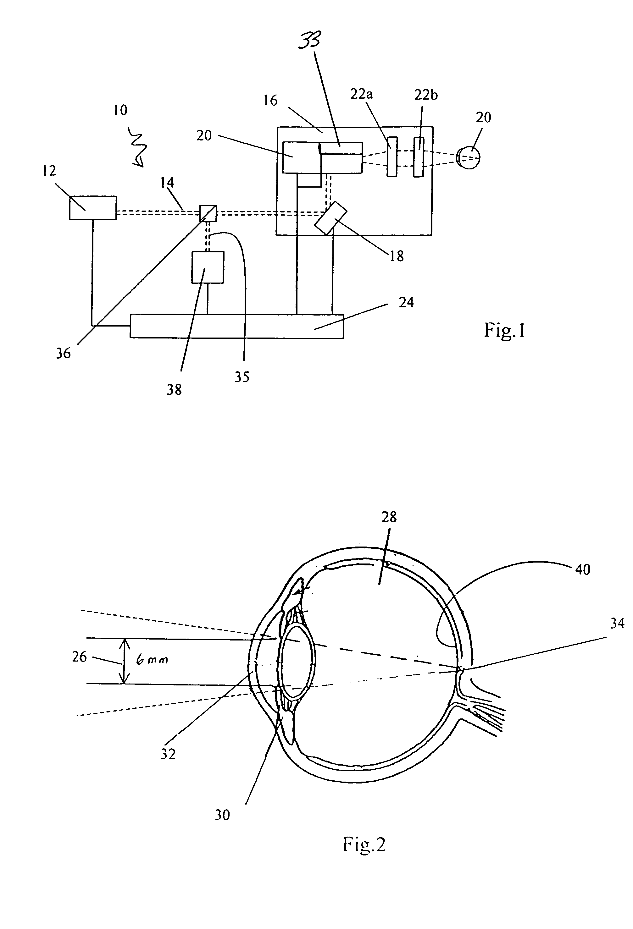 High resolution imaging for diagnostic evaluation of the fundus of the human eye