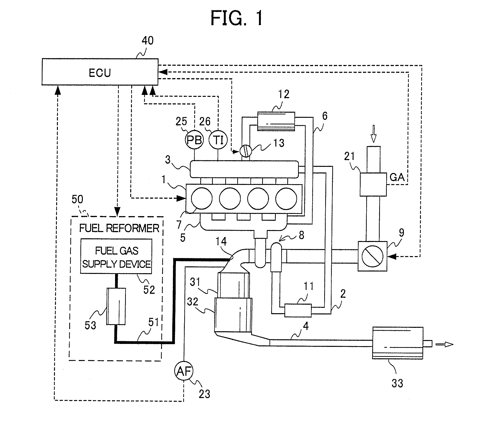 Exhaust emission control device for internal combustion engine