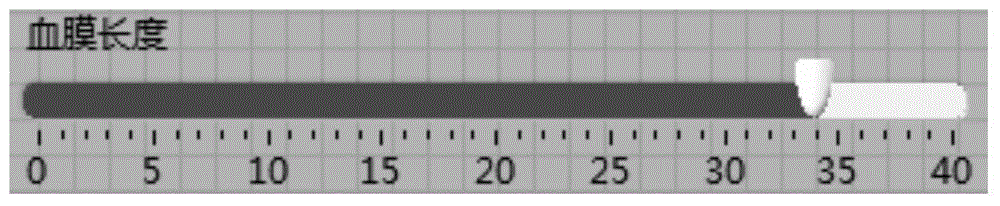 Method for adjusting blood film characteristics of blood smear pushed by push piece machine