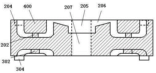 Cluster casting shell mould and technology for cast steel tool aprons of rotary cultivators