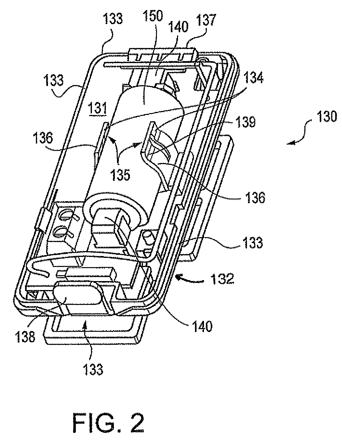 Impact resistant battery housing with cover