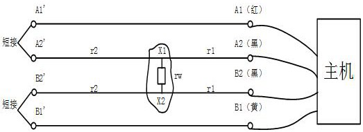 Cable type positioning water leakage detection device and method