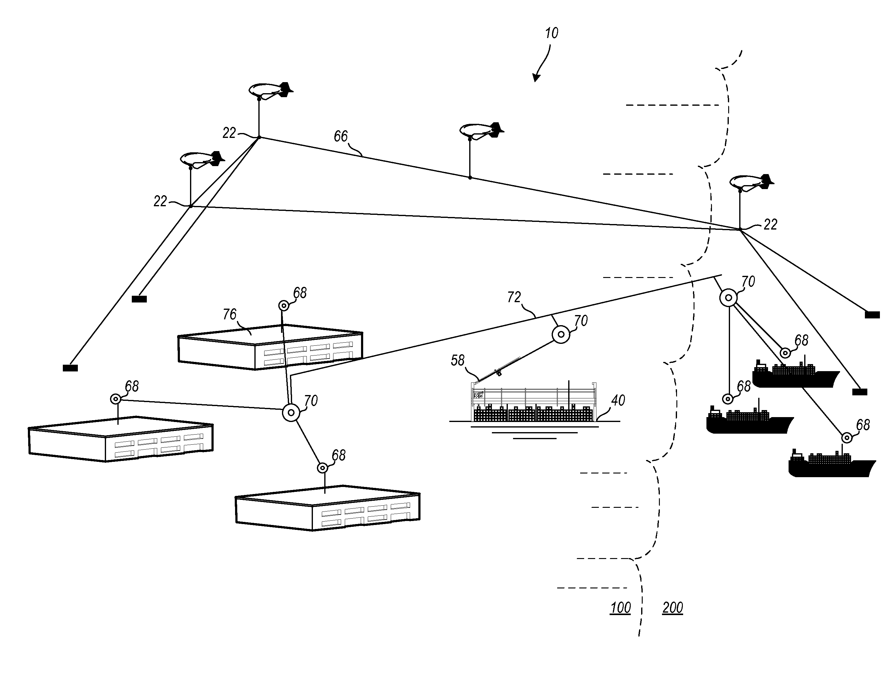 Systems and methods for aerial cabled transportation