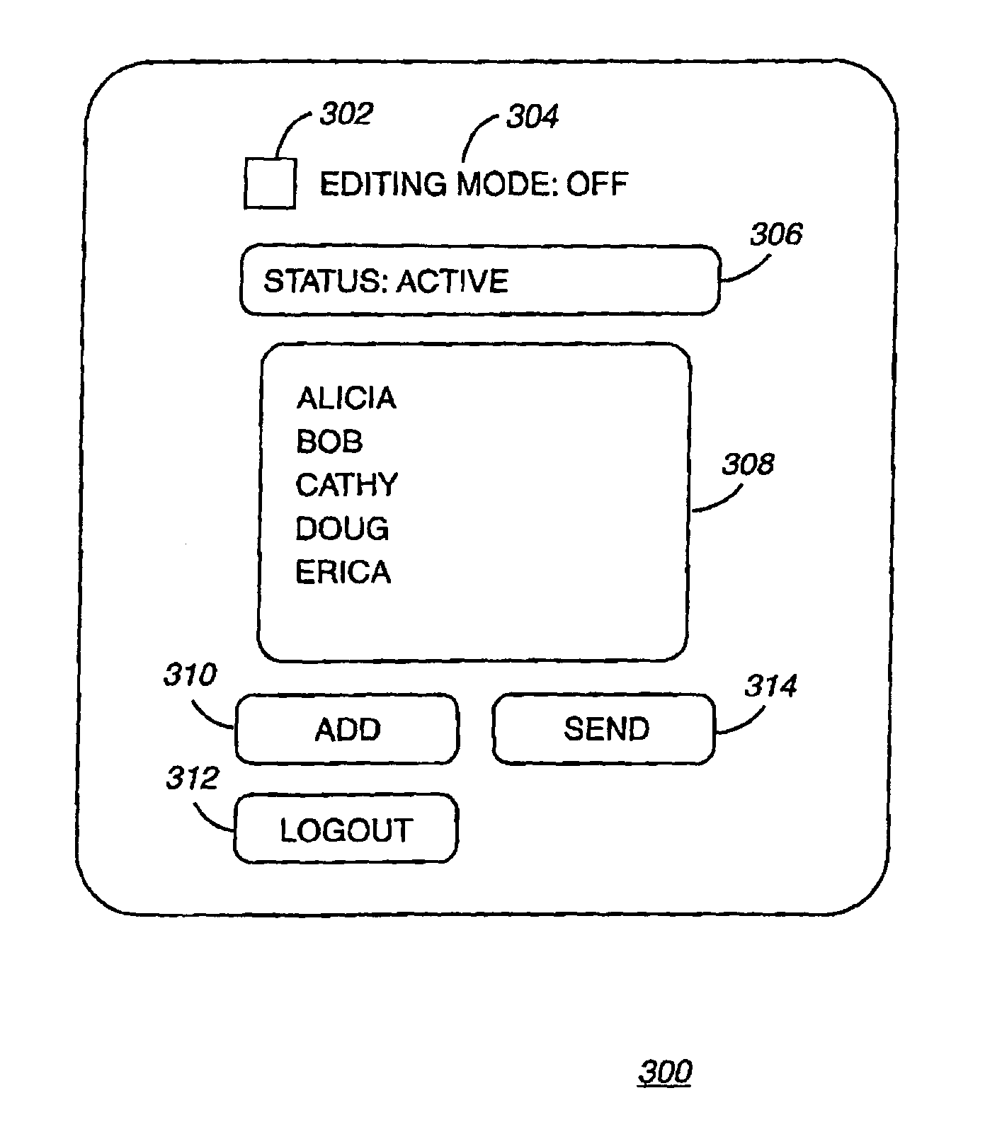 Method for modifying a GUI for an application