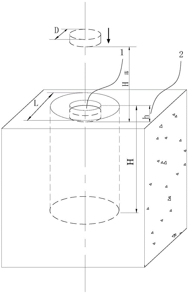 Method for determining filling compaction degree of dynamically-compacted embankment according to compaction subsidence