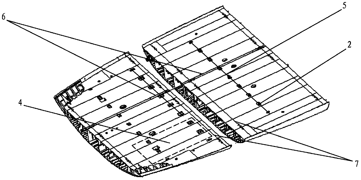 Method for installing embedded type box base of container ship