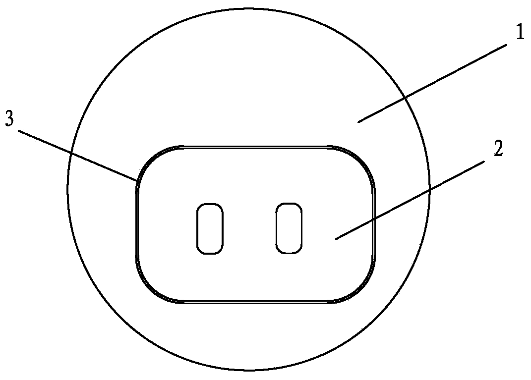 Method for installing embedded type box base of container ship