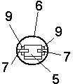 Diseased limb rotating traction automatic control device used for treating scapulohumeral periarthritis