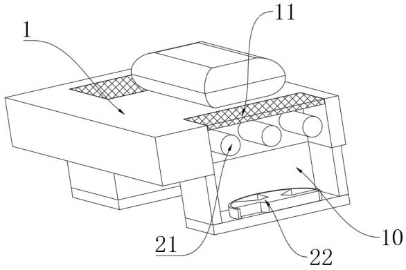 Moxibustion device for department of gynecology and obstetrics