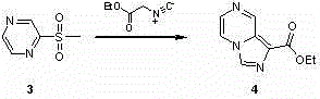 Preparation method of 5,6,7,8-tetrahydro-imidazo[1,5-a]pyrazine-1-carboxylic acid ethyl ester