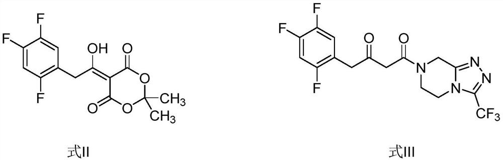 Preparation method of sitagliptin phosphate intermediate