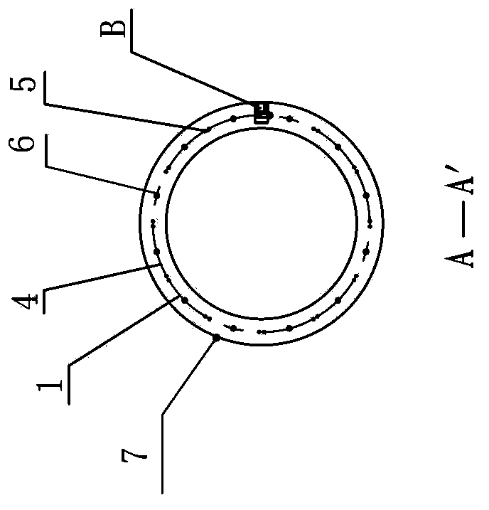 Concrete pole with grounding integration function