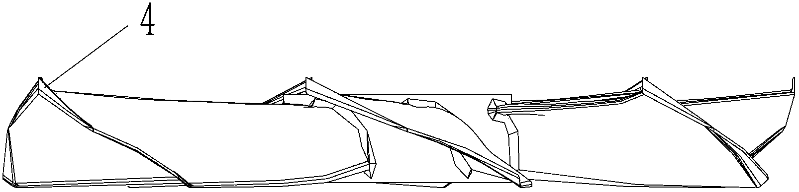 Axle-flow fan blade