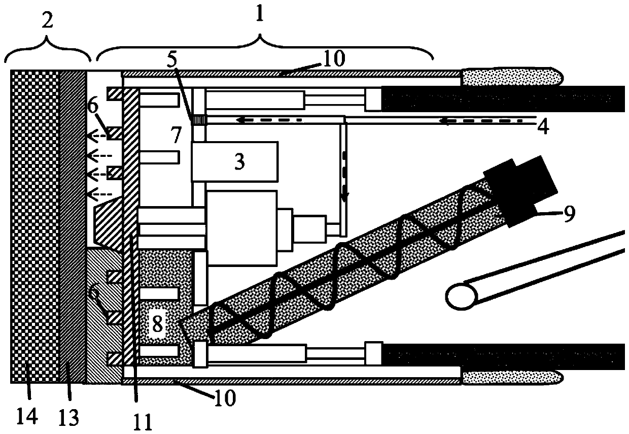 SCAP type cabin opening method with pressure based on earth pressure balance shield machine