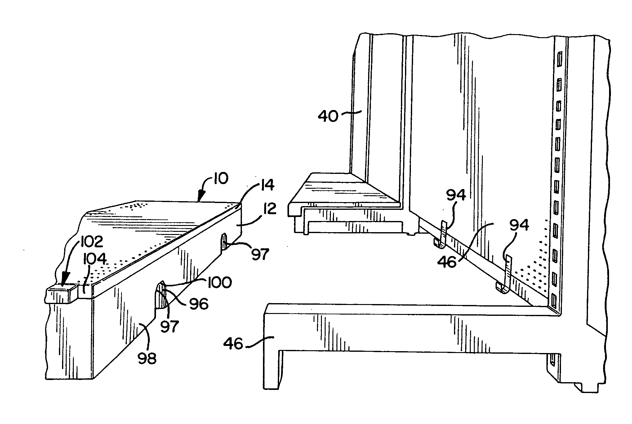 Coupling system for modular base deck and display system