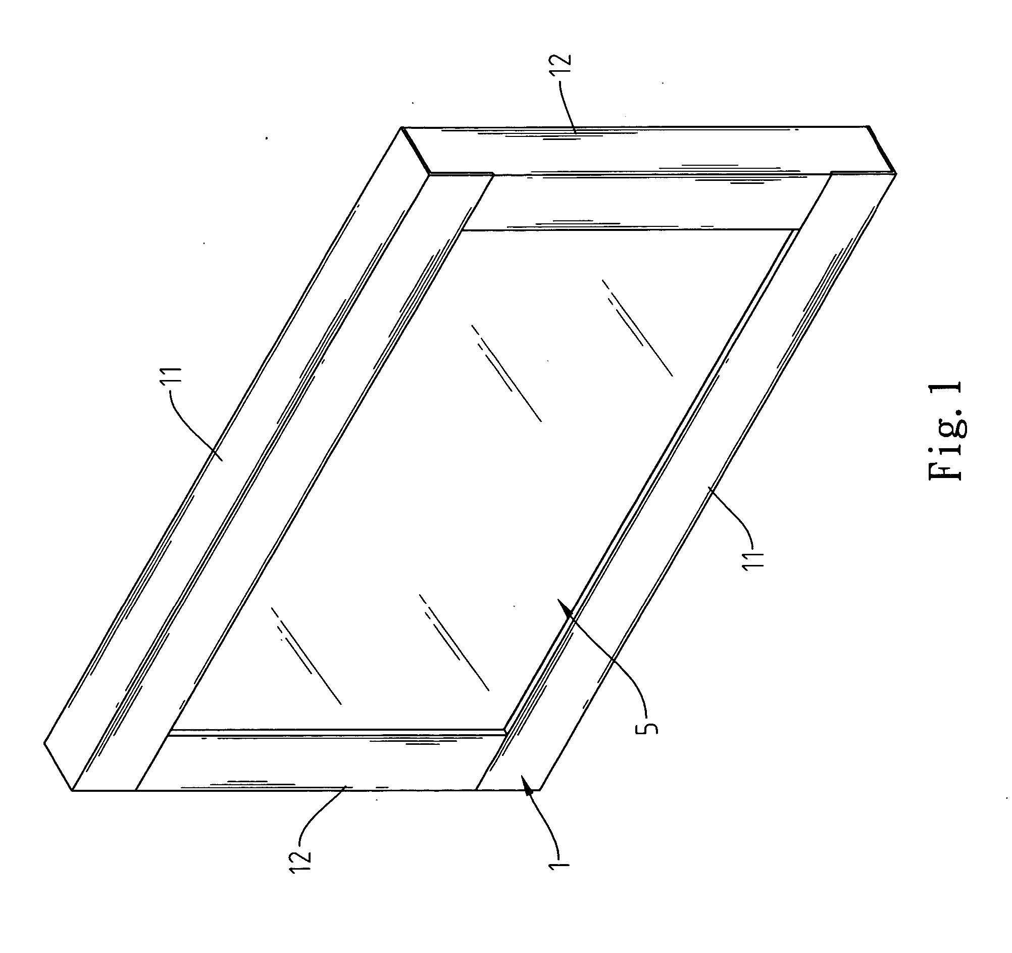 Composite structure of aluminum extrusion external framework of LCD monitor