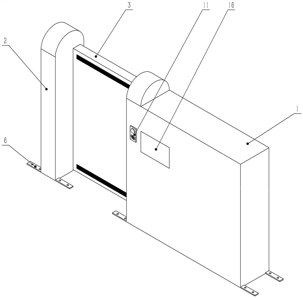 Intelligent blocking device and method for ward treatment room