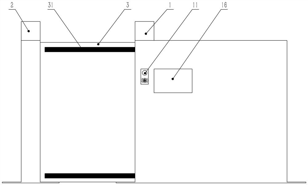 Intelligent blocking device and method for ward treatment room