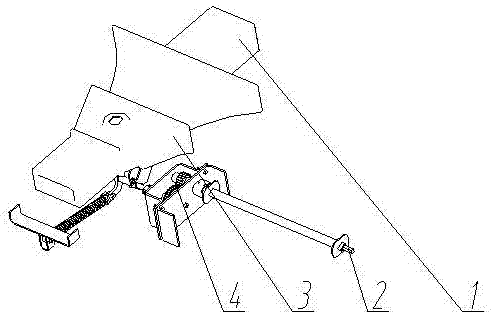 Vehicle coupling device for road-rail dual-use vehicle