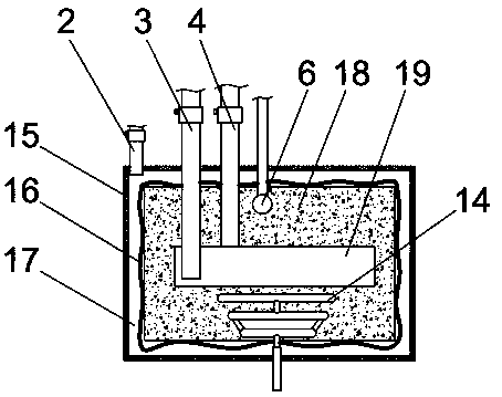 Test method for dynamically monitoring water replenishing effects of water curtains of large underground water seal rock cave depots