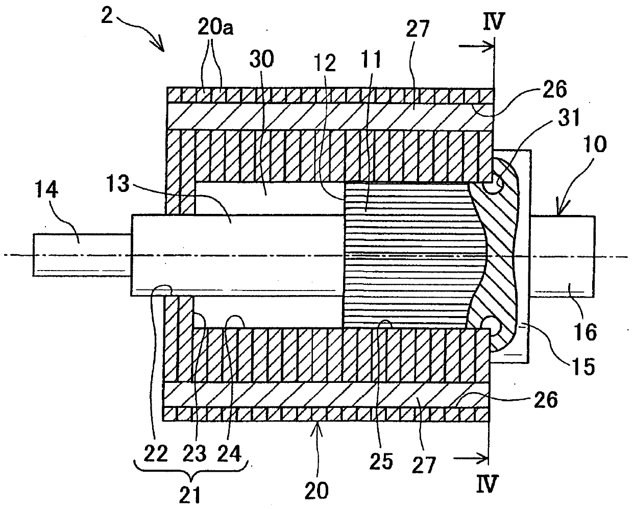 Rotor of a rotating electrical machine