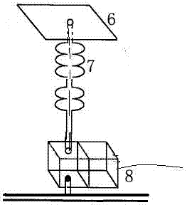 Non-contact electric field type induction power access method and power access apparatus thereof