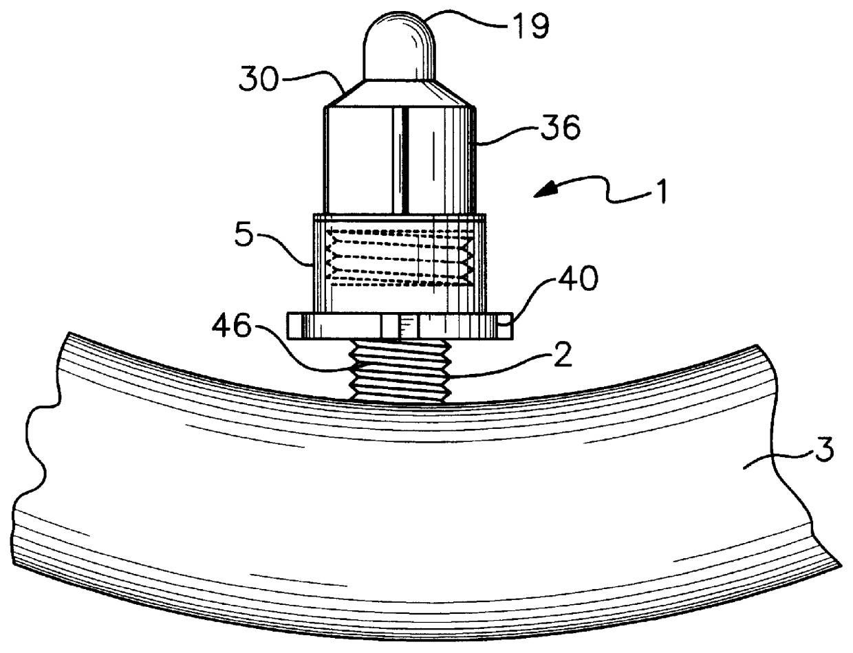 Waterproof valve stem safety light for vehicles