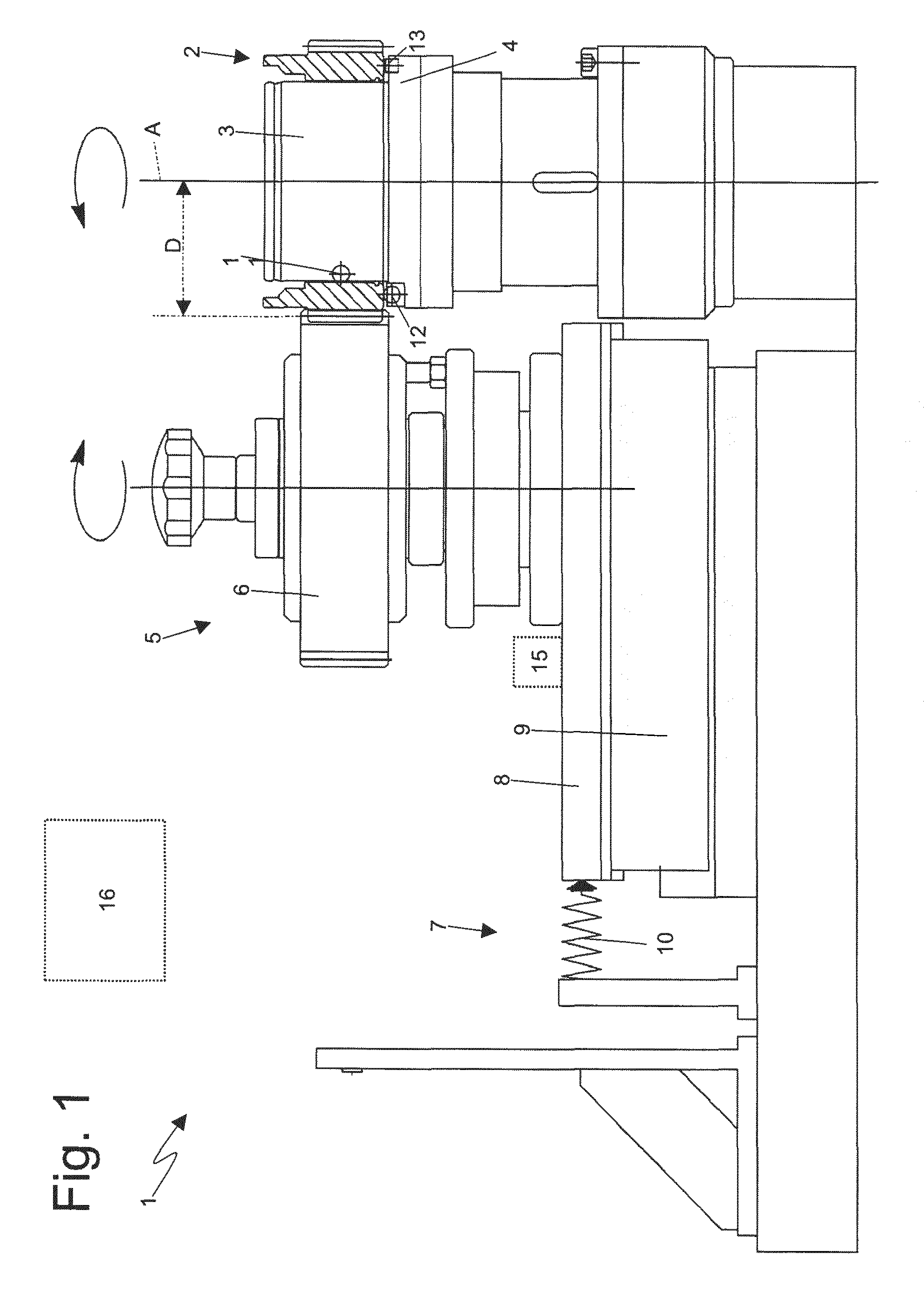 Method and apparatus for measuring a manufacturing deviation in an external gear