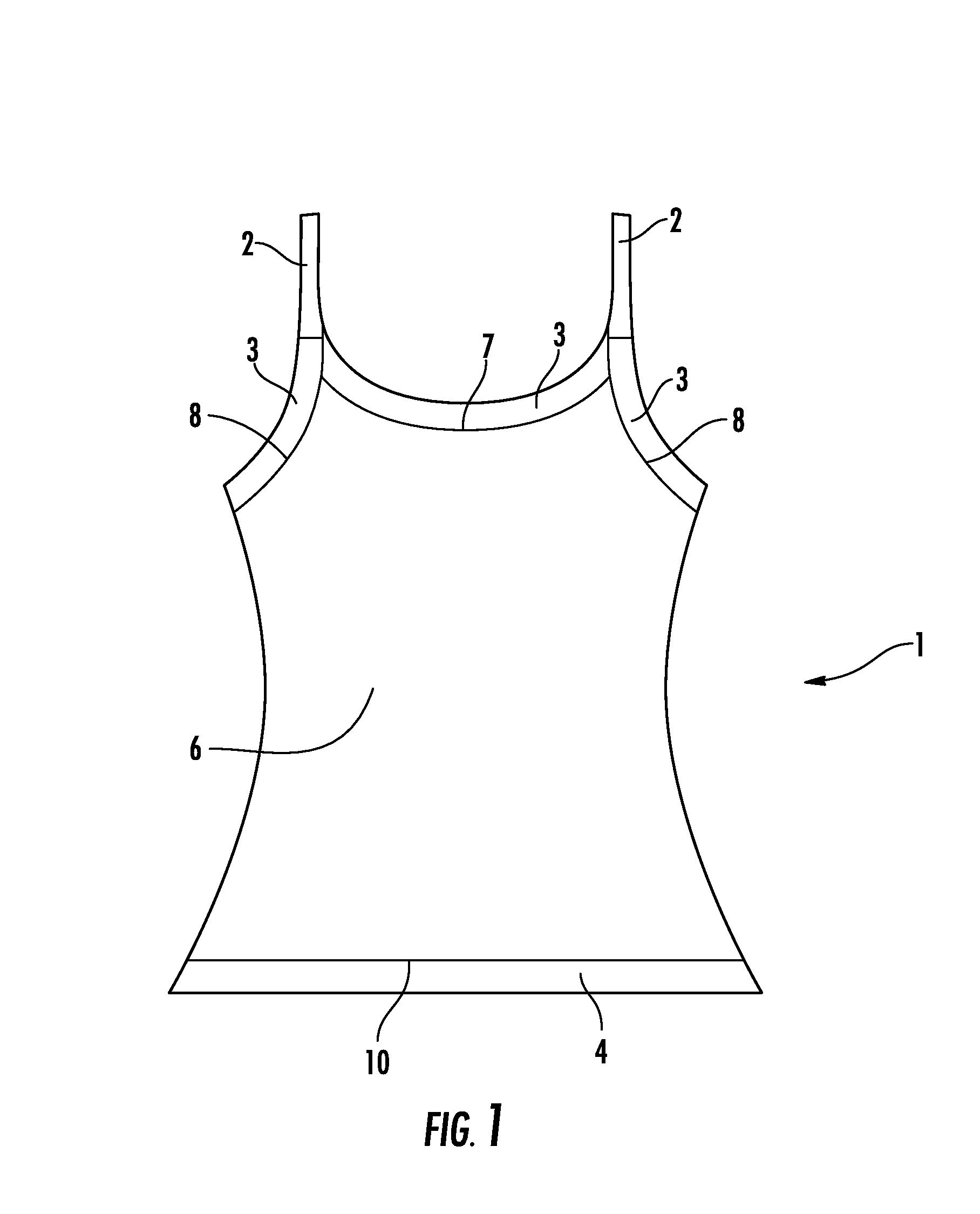 Self-adjusting shapewear garment