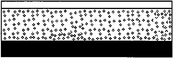 Lightweight and broadband wave absorbing material with foam sandwich structure and method for producing same